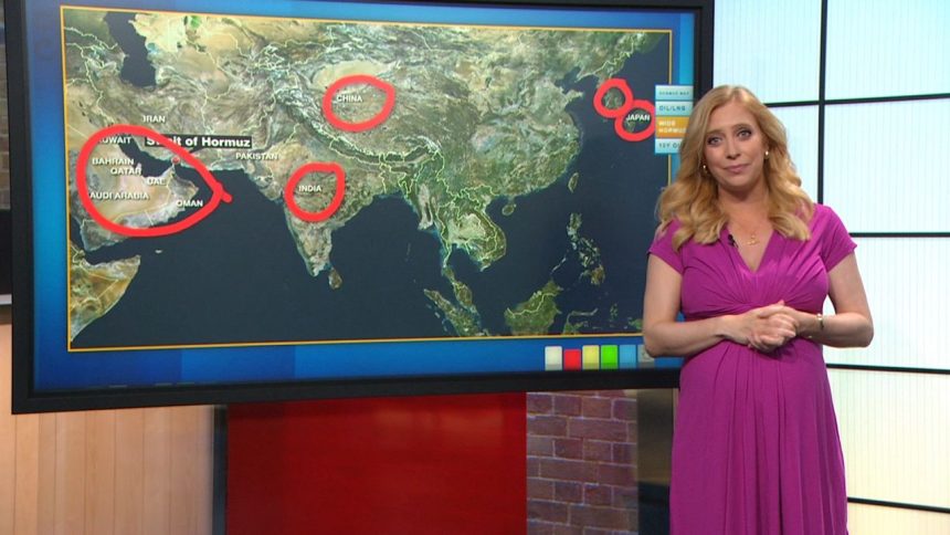 CNN's Anna Stewart explains the strategic importance of the Strait of Hormuz off Iran's southern coast and how the conflict between Israel and Iran could impact global energy markets.
