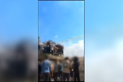 New footage of Israeli soldier Matan Angrest who was captured by Hamas during October 7 has been released by his family. The video shows the moment Angrest was pulled from his tank and captured by Hamas.