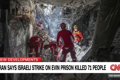 Iran says an Israeli strike on the notorious Evin prison killed 71 people. Iranian news outlets report the victims included prison staff, inmates, and visitors.
