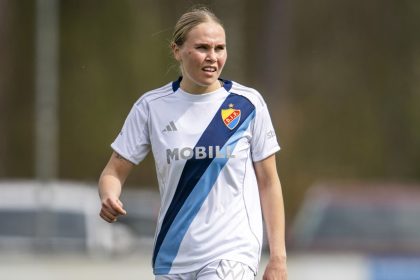 Nanne Ruuskanen (pictured) was mistakenly left out of Finland's women's national soccer team instead of 51-year-old Stina Ruuskanen (not pictured).