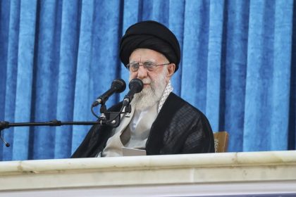 Supreme Leader Ayatollah Ali Khamenei was giving a speech marking the anniversary of the 1989 death of the late revolutionary founder Ayatollah Khomeini.