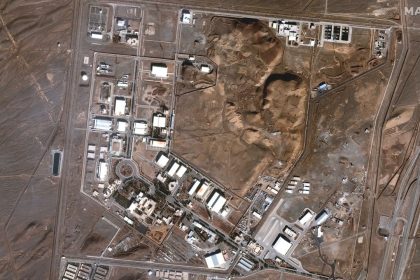 This January 24 satellite image provided by Maxar Technologies shows the Natanz nuclear facility in Iran.