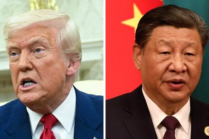 US President Donald Trump and Chinese President Xi Jinping.