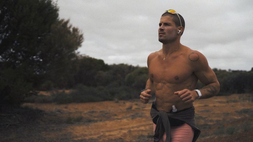 Will Goodge ran across Australia in 35 days, finishing on Sydney's Bondi Beach last month.