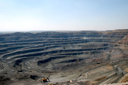 A rare-earth mine in Bayan Obo, a mining town in Inner Mongolia, China.