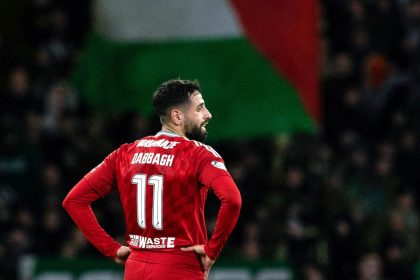 Oday Dabbagh had a memorable four months playing for Scottish side Aberdeen.