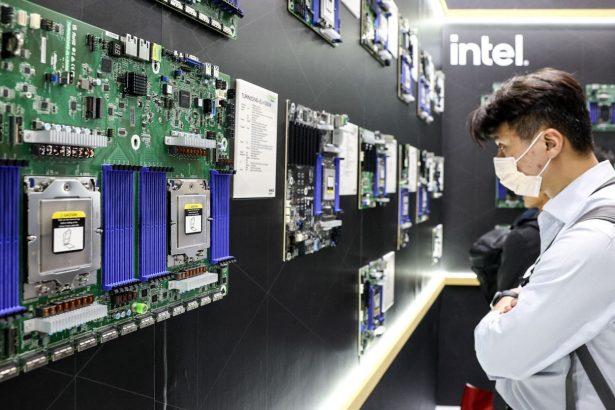 People attend Computex 2025  in Taipei in May.