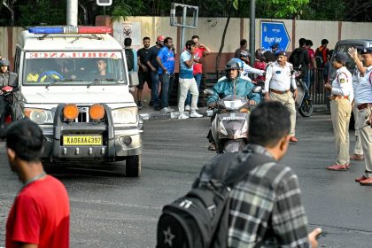 A crush broke out as locals celebrated the sporting win of their home cricket team in the Indian city of Bengaluru.