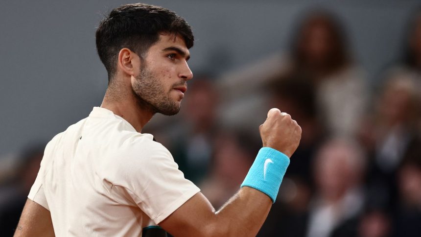 Carlos Alcaraz will compete for a second French Open title on Sunday.