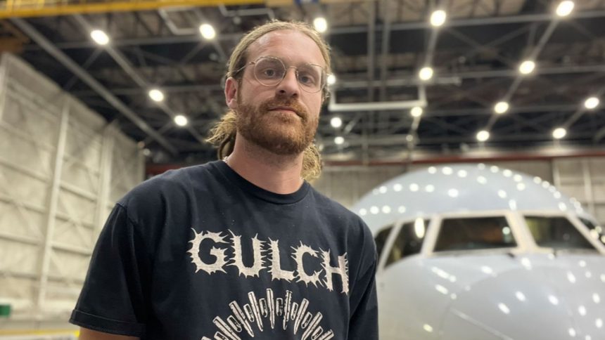 Aircraft mechanic Max Comer's social media videos have helped many travelers feel less afraid to fly.
