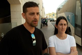 Karen (right) and Omri (left) Mamon told CNN Saturday June 21 they have been trying to find a way out of Israel back home to Florida since the Israeli-Iranian conflict broke out on June 13.