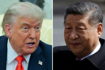 US President Donald Trump and Chinese President Xi Jinping.