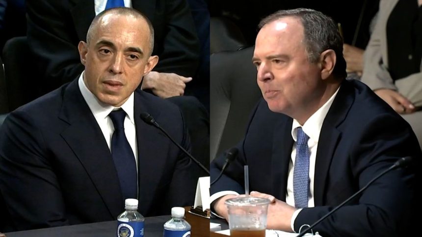 Sen. Adam Schiff pressed Emil Bove, a former personal attorney to Donald Trump, whether he told prosecutors in March to consider telling federal courts “f**k you” as alleged by a recent whistleblower complaint.