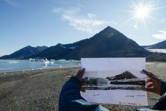 Swedish Photographer Christian Aslund visited Svalbard, in the Arctic Circle, to document the retreat of glaciers. He found that they look very different from archival images taken up to a century ago.
