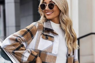 SHOP Get the Most Perfect Fall Plaid Flannel Shacket for Just $26 main image